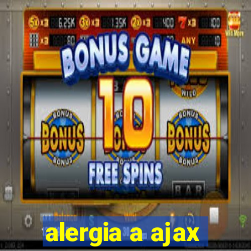 alergia a ajax